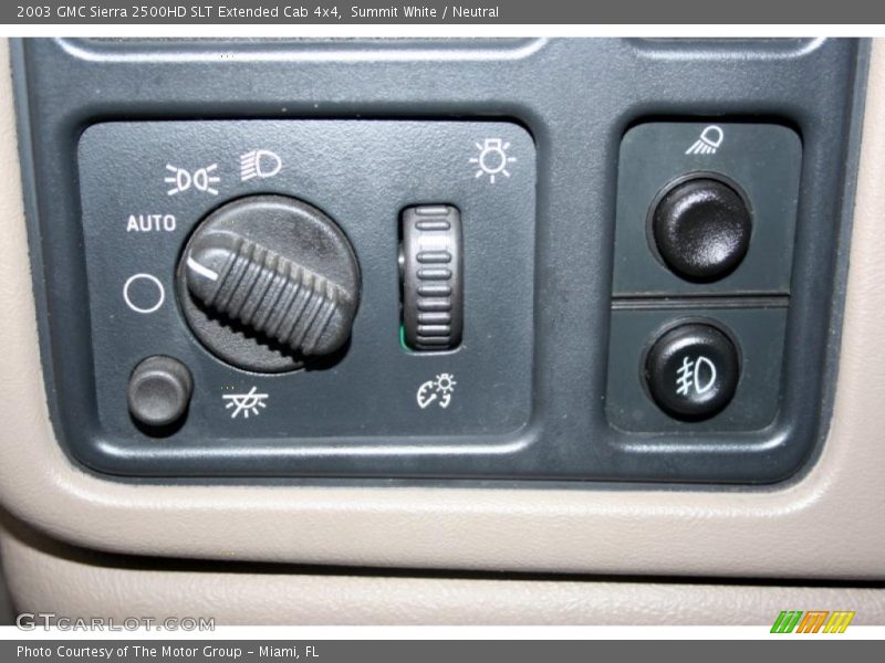 Summit White / Neutral 2003 GMC Sierra 2500HD SLT Extended Cab 4x4