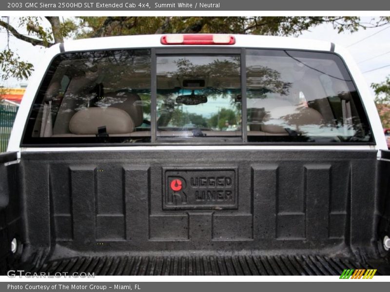 Summit White / Neutral 2003 GMC Sierra 2500HD SLT Extended Cab 4x4