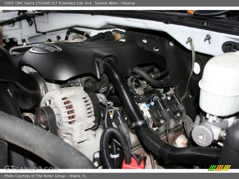 Summit White / Neutral 2003 GMC Sierra 2500HD SLT Extended Cab 4x4