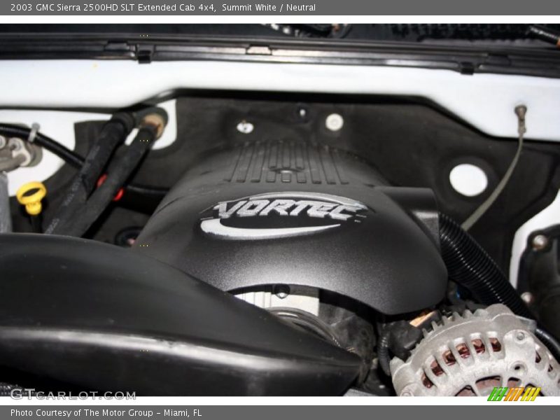 Summit White / Neutral 2003 GMC Sierra 2500HD SLT Extended Cab 4x4