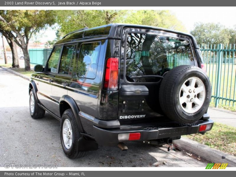 Java Black / Alpaca Beige 2003 Land Rover Discovery S