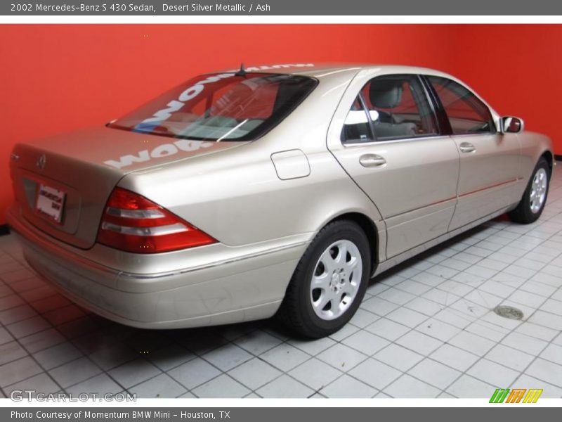 Desert Silver Metallic / Ash 2002 Mercedes-Benz S 430 Sedan