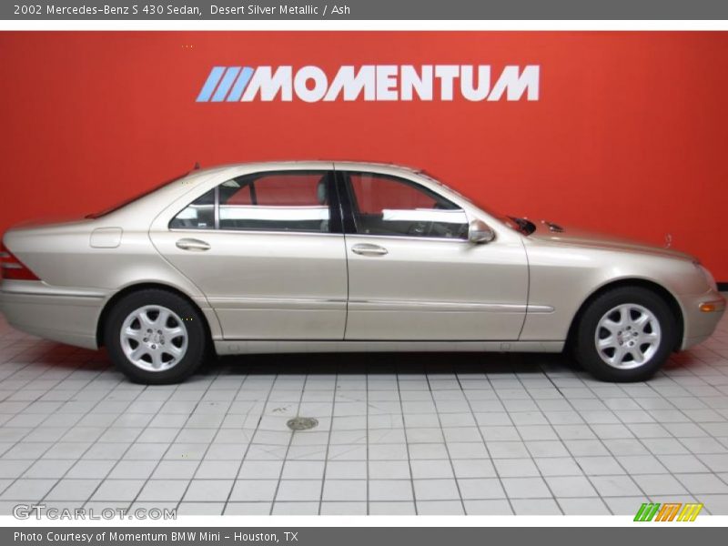 Desert Silver Metallic / Ash 2002 Mercedes-Benz S 430 Sedan