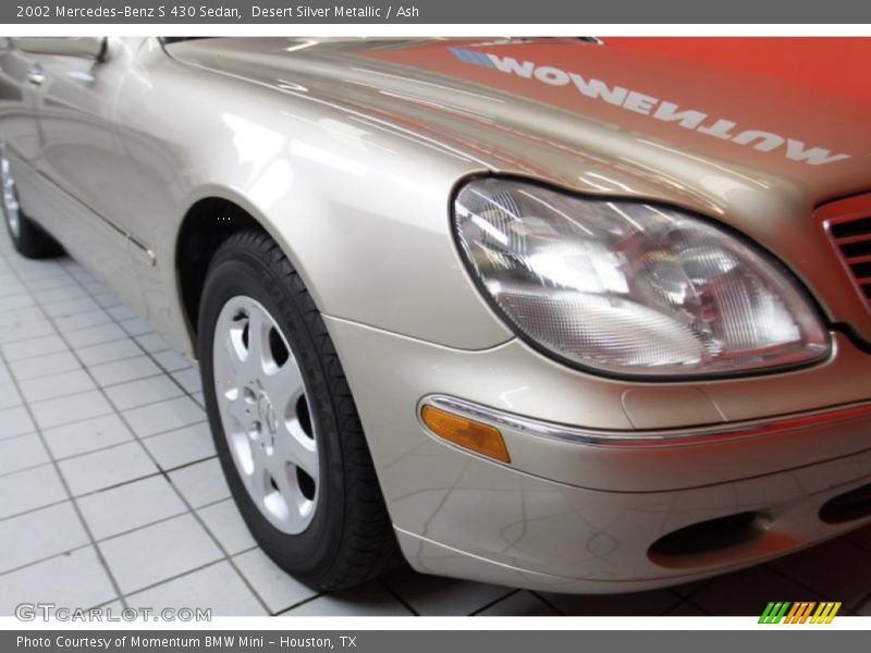 Desert Silver Metallic / Ash 2002 Mercedes-Benz S 430 Sedan