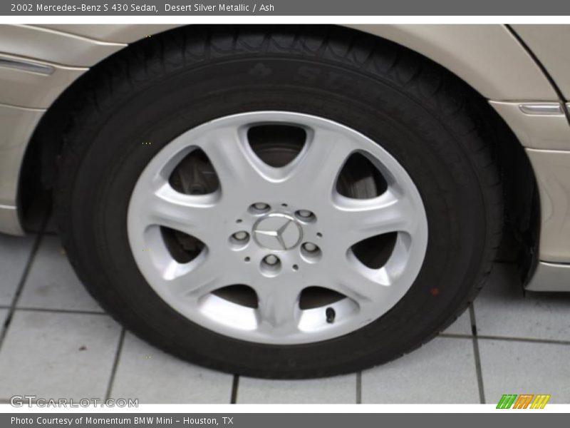 Desert Silver Metallic / Ash 2002 Mercedes-Benz S 430 Sedan