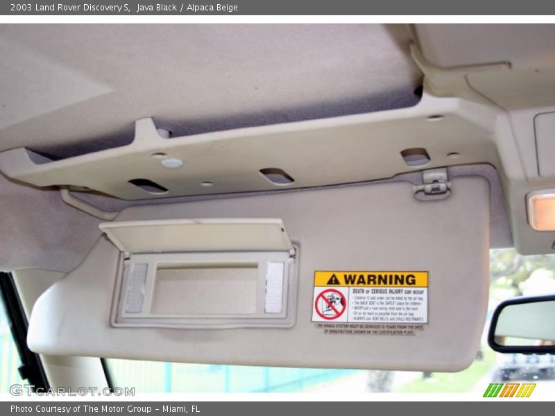 Java Black / Alpaca Beige 2003 Land Rover Discovery S