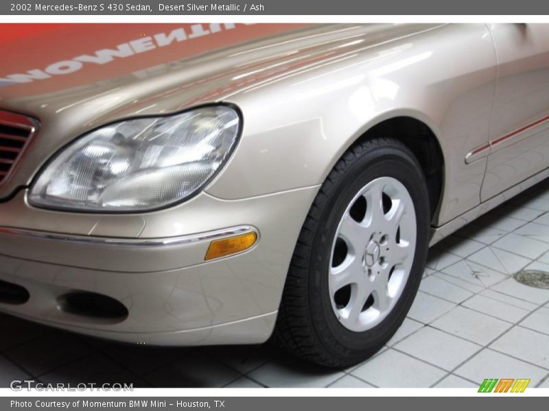 Desert Silver Metallic / Ash 2002 Mercedes-Benz S 430 Sedan