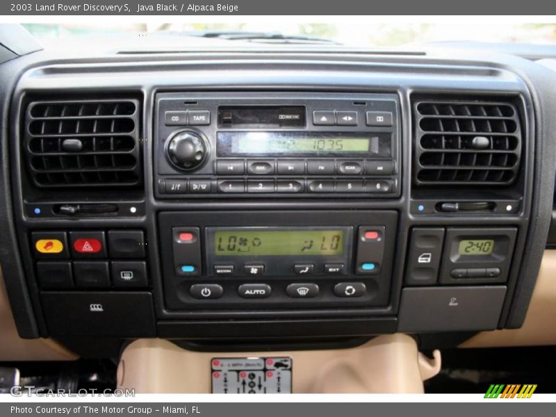 Java Black / Alpaca Beige 2003 Land Rover Discovery S