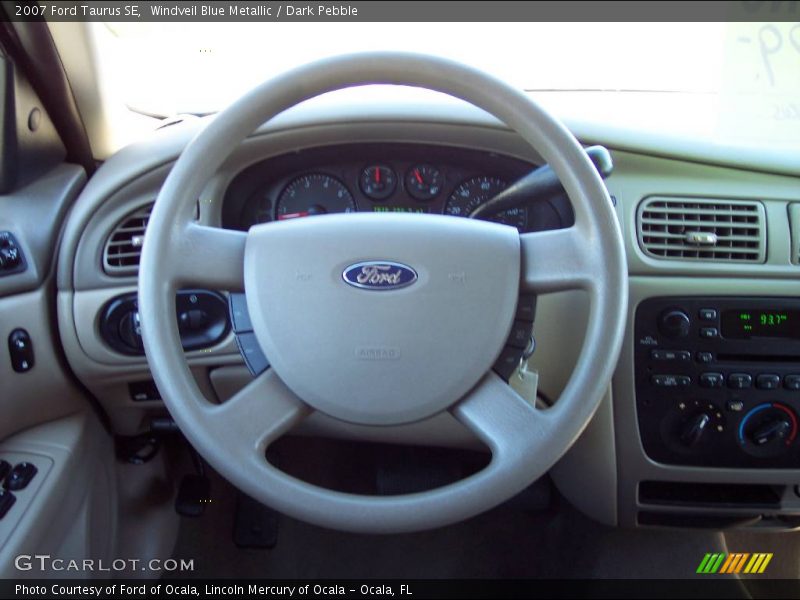 Windveil Blue Metallic / Dark Pebble 2007 Ford Taurus SE