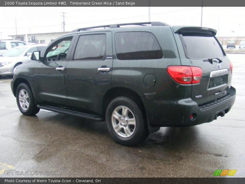 Timberland Green Mica / Sand Beige 2008 Toyota Sequoia Limited 4WD