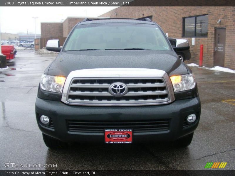 Timberland Green Mica / Sand Beige 2008 Toyota Sequoia Limited 4WD