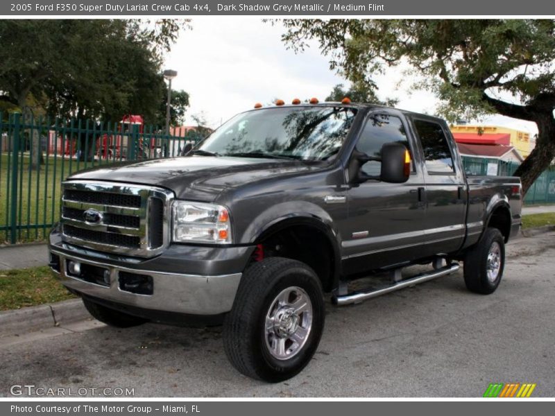 Dark Shadow Grey Metallic / Medium Flint 2005 Ford F350 Super Duty Lariat Crew Cab 4x4