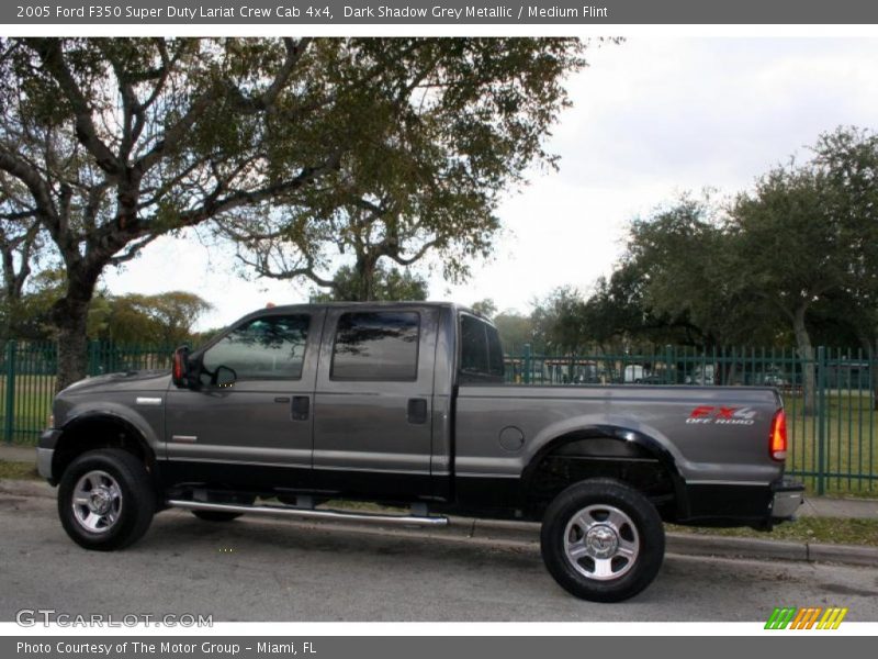 Dark Shadow Grey Metallic / Medium Flint 2005 Ford F350 Super Duty Lariat Crew Cab 4x4