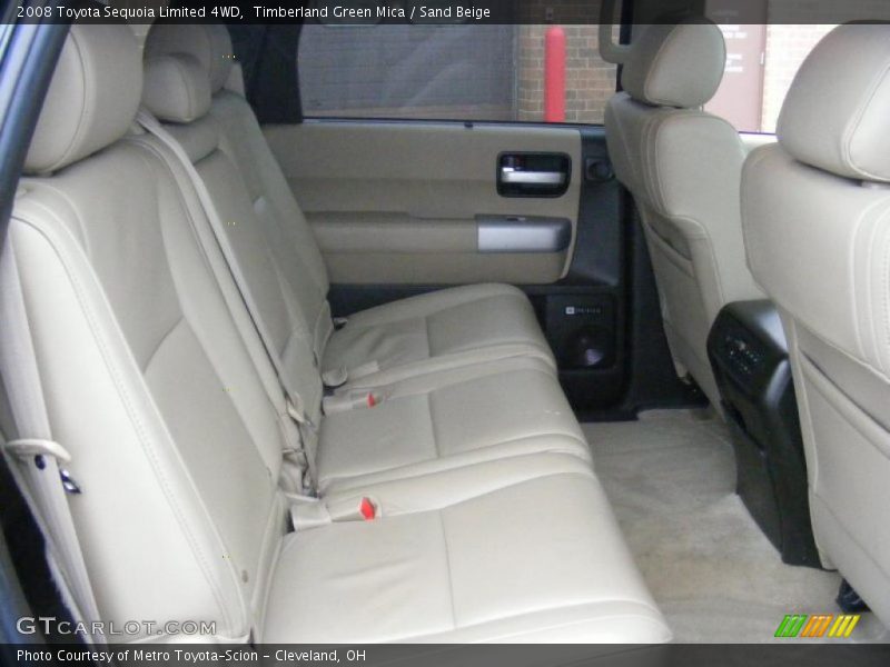 Timberland Green Mica / Sand Beige 2008 Toyota Sequoia Limited 4WD