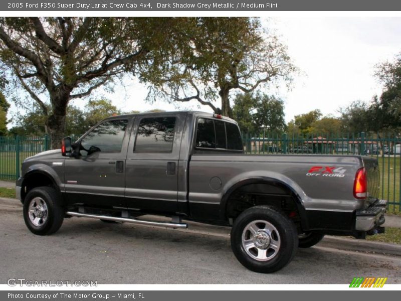 Dark Shadow Grey Metallic / Medium Flint 2005 Ford F350 Super Duty Lariat Crew Cab 4x4