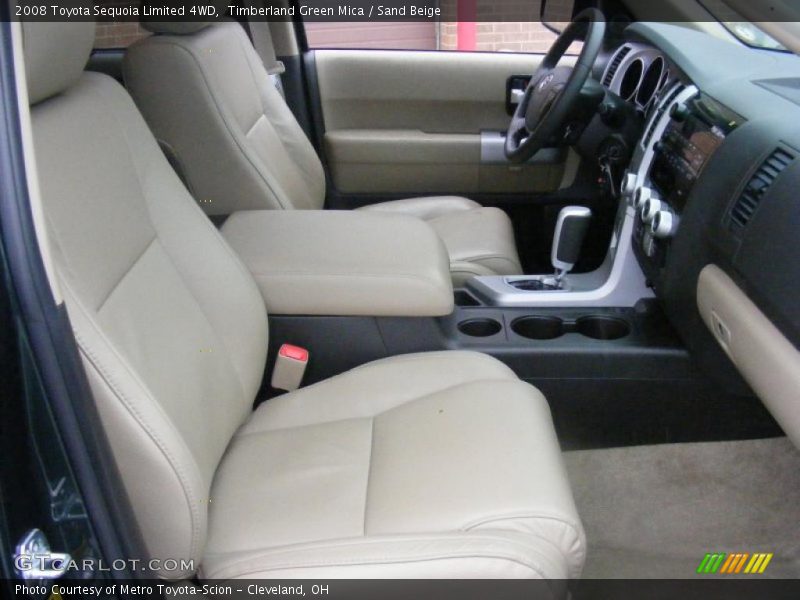 Timberland Green Mica / Sand Beige 2008 Toyota Sequoia Limited 4WD