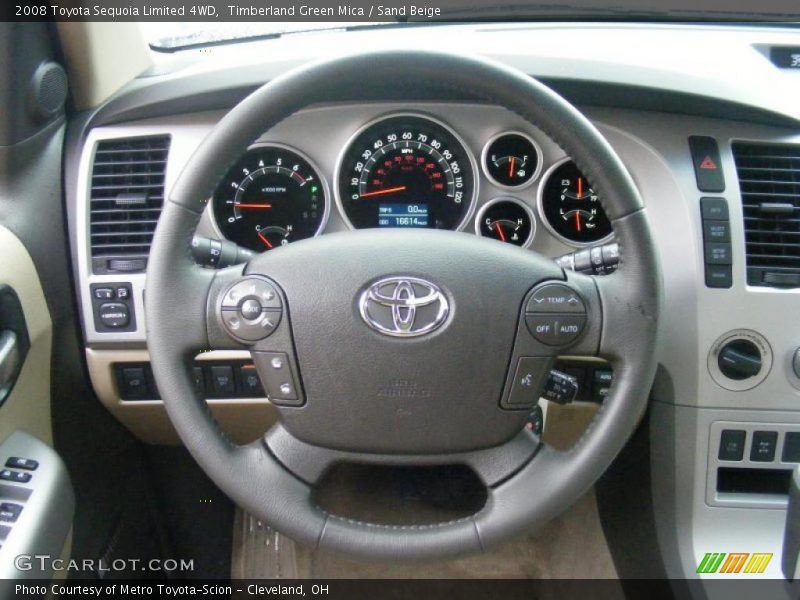 Timberland Green Mica / Sand Beige 2008 Toyota Sequoia Limited 4WD