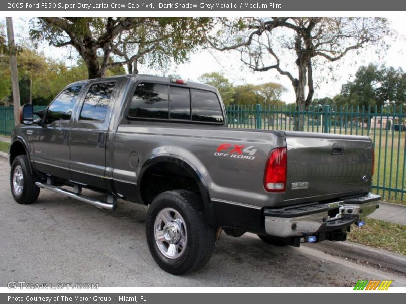 Dark Shadow Grey Metallic / Medium Flint 2005 Ford F350 Super Duty Lariat Crew Cab 4x4