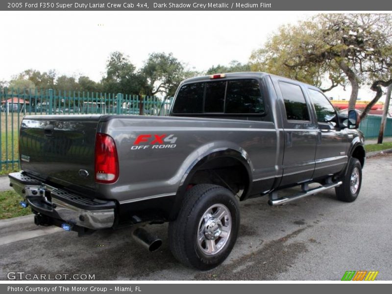Dark Shadow Grey Metallic / Medium Flint 2005 Ford F350 Super Duty Lariat Crew Cab 4x4