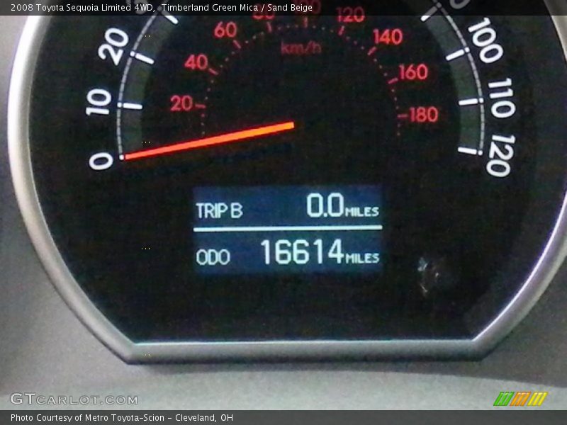 Timberland Green Mica / Sand Beige 2008 Toyota Sequoia Limited 4WD