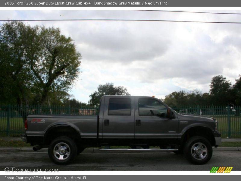 Dark Shadow Grey Metallic / Medium Flint 2005 Ford F350 Super Duty Lariat Crew Cab 4x4