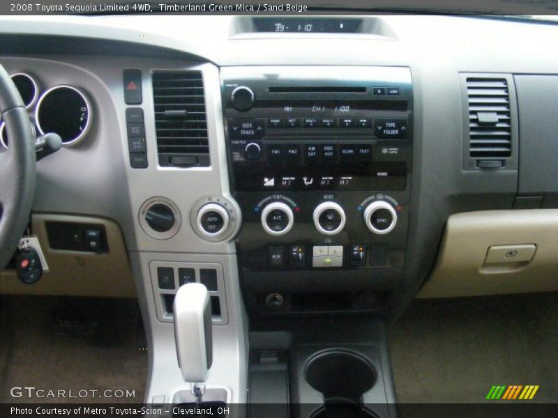 Timberland Green Mica / Sand Beige 2008 Toyota Sequoia Limited 4WD