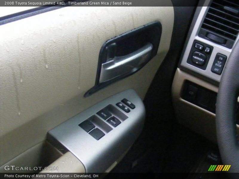 Timberland Green Mica / Sand Beige 2008 Toyota Sequoia Limited 4WD