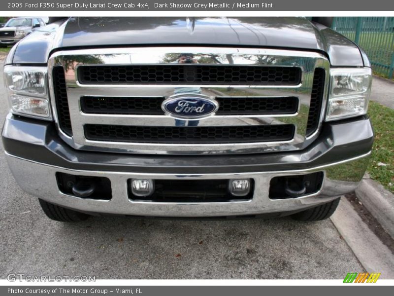 Dark Shadow Grey Metallic / Medium Flint 2005 Ford F350 Super Duty Lariat Crew Cab 4x4