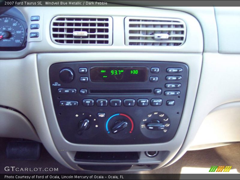 Windveil Blue Metallic / Dark Pebble 2007 Ford Taurus SE