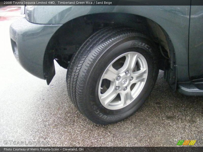 Timberland Green Mica / Sand Beige 2008 Toyota Sequoia Limited 4WD