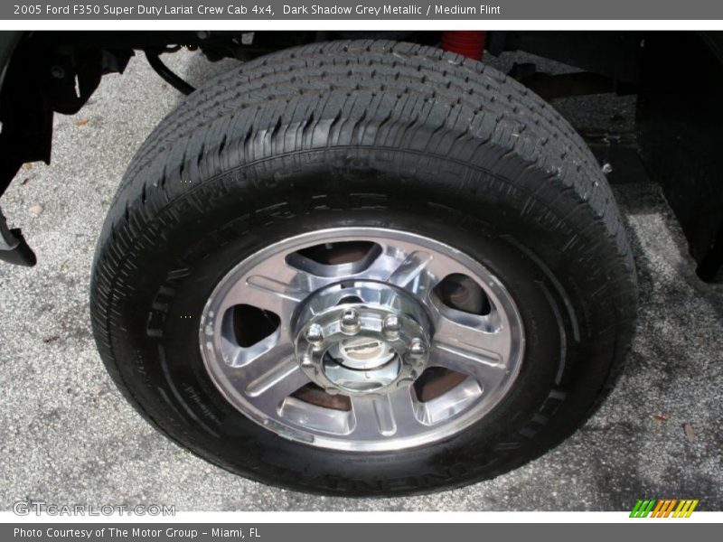 Dark Shadow Grey Metallic / Medium Flint 2005 Ford F350 Super Duty Lariat Crew Cab 4x4