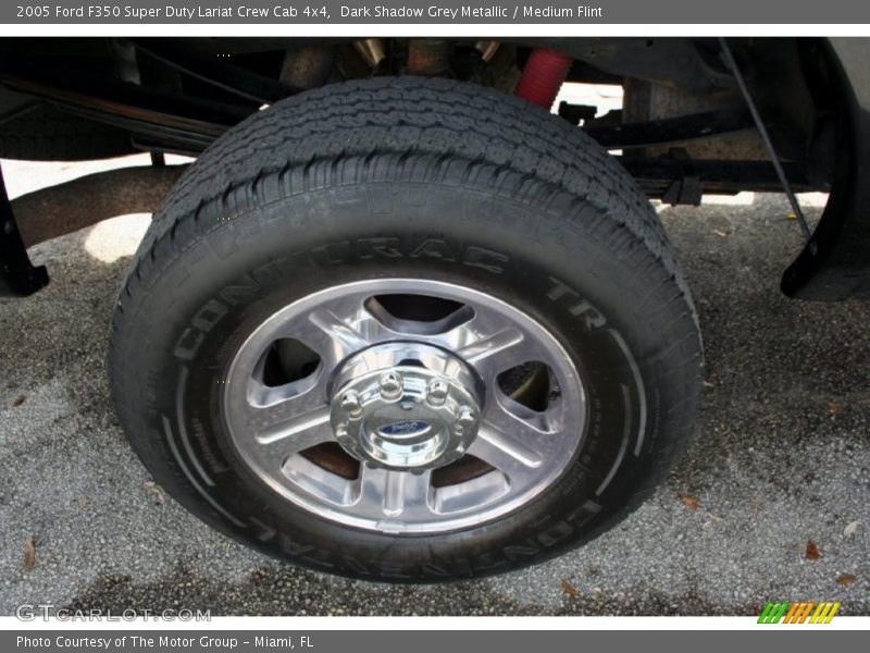 Dark Shadow Grey Metallic / Medium Flint 2005 Ford F350 Super Duty Lariat Crew Cab 4x4