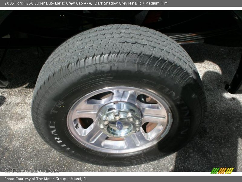 Dark Shadow Grey Metallic / Medium Flint 2005 Ford F350 Super Duty Lariat Crew Cab 4x4