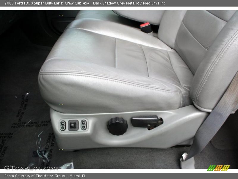 Dark Shadow Grey Metallic / Medium Flint 2005 Ford F350 Super Duty Lariat Crew Cab 4x4