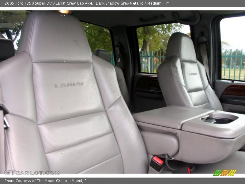 Dark Shadow Grey Metallic / Medium Flint 2005 Ford F350 Super Duty Lariat Crew Cab 4x4