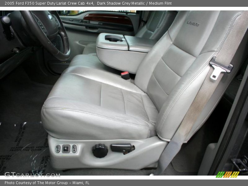 Dark Shadow Grey Metallic / Medium Flint 2005 Ford F350 Super Duty Lariat Crew Cab 4x4