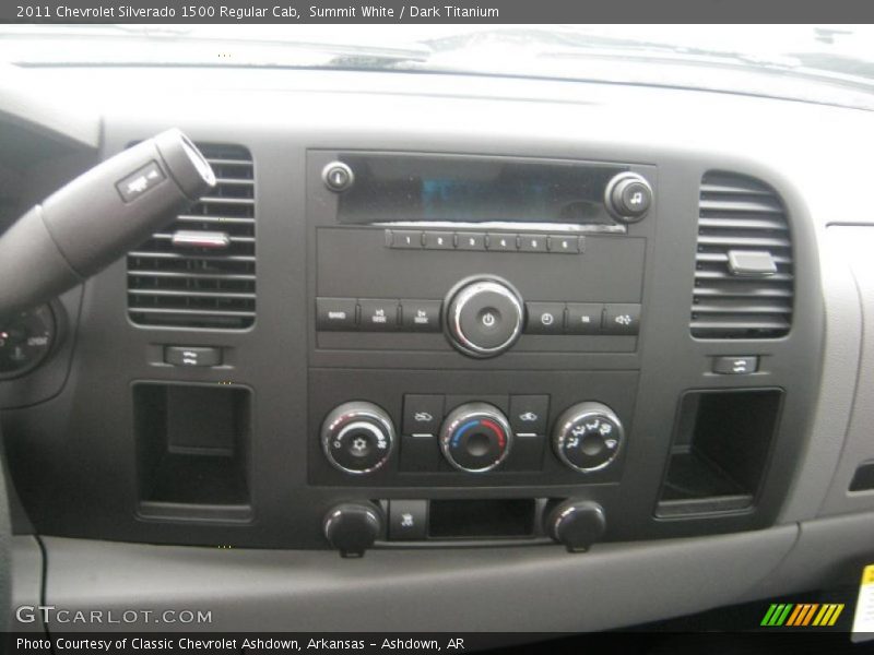 Summit White / Dark Titanium 2011 Chevrolet Silverado 1500 Regular Cab