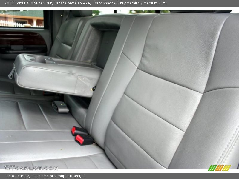 Dark Shadow Grey Metallic / Medium Flint 2005 Ford F350 Super Duty Lariat Crew Cab 4x4