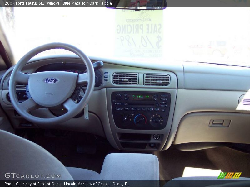 Windveil Blue Metallic / Dark Pebble 2007 Ford Taurus SE
