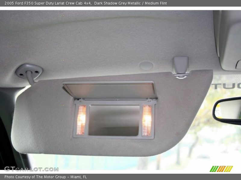 Dark Shadow Grey Metallic / Medium Flint 2005 Ford F350 Super Duty Lariat Crew Cab 4x4