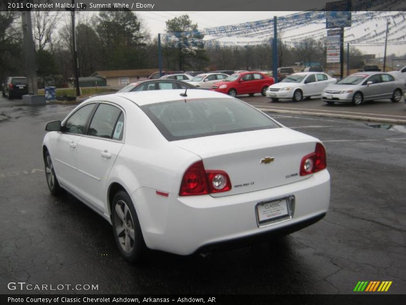 Summit White / Ebony 2011 Chevrolet Malibu LT