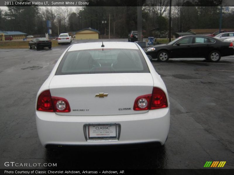 Summit White / Ebony 2011 Chevrolet Malibu LT