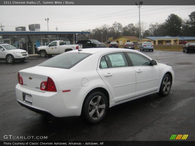 Summit White / Ebony 2011 Chevrolet Malibu LT