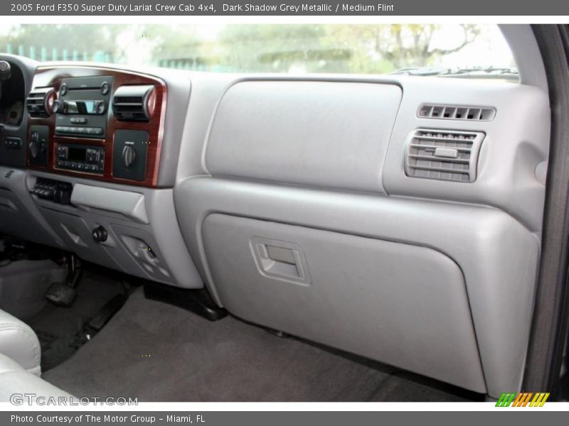 Dark Shadow Grey Metallic / Medium Flint 2005 Ford F350 Super Duty Lariat Crew Cab 4x4