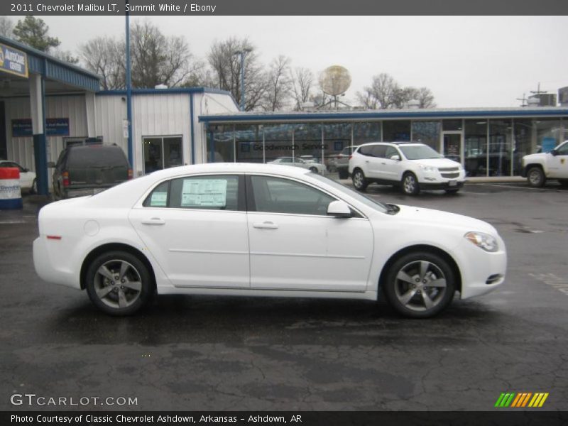 Summit White / Ebony 2011 Chevrolet Malibu LT