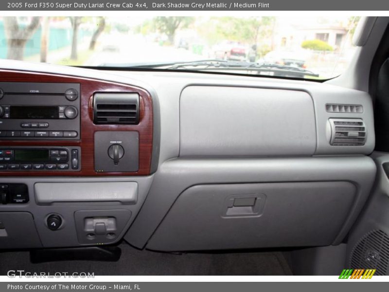 Dark Shadow Grey Metallic / Medium Flint 2005 Ford F350 Super Duty Lariat Crew Cab 4x4