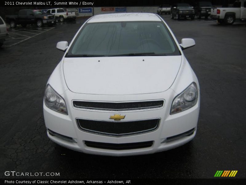 Summit White / Ebony 2011 Chevrolet Malibu LT