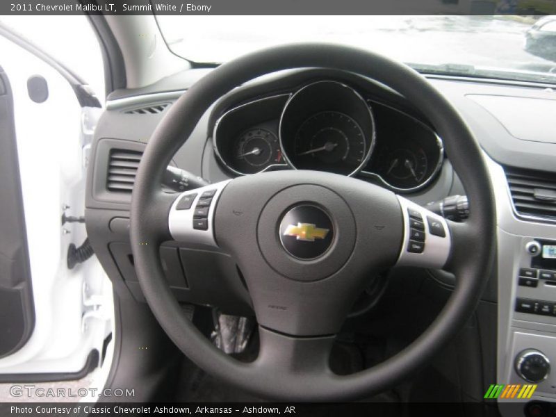 Summit White / Ebony 2011 Chevrolet Malibu LT