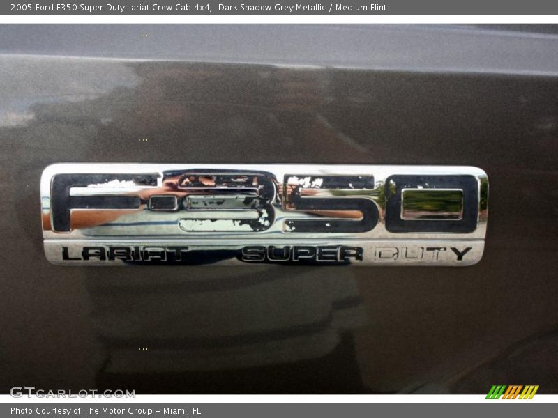 Dark Shadow Grey Metallic / Medium Flint 2005 Ford F350 Super Duty Lariat Crew Cab 4x4
