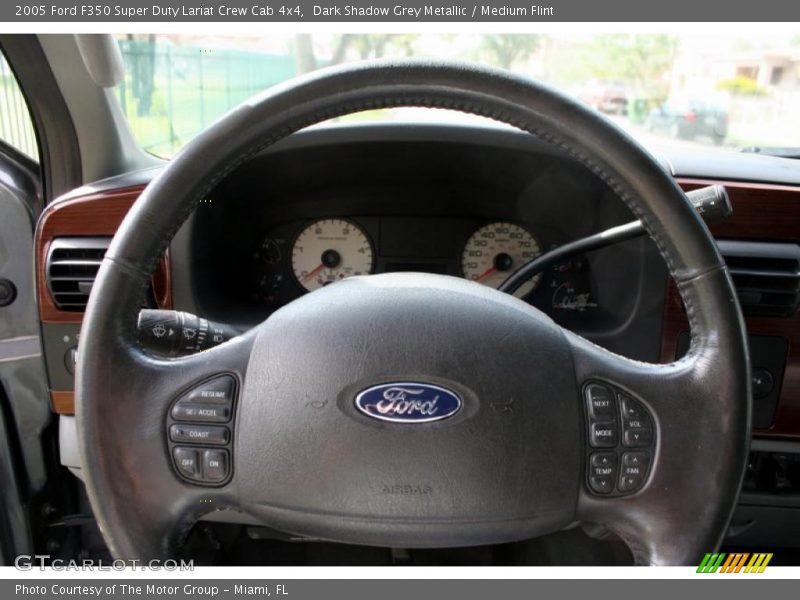 Dark Shadow Grey Metallic / Medium Flint 2005 Ford F350 Super Duty Lariat Crew Cab 4x4